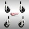 Service Caster 4 Inch 316SS Soft Rubber Swivel 1-1/8 Inch Expanding Stem Caster Brake SCC, 2PK SCC-SS316EX20S414-SRS-2-TLB-2-118 - alternate 6